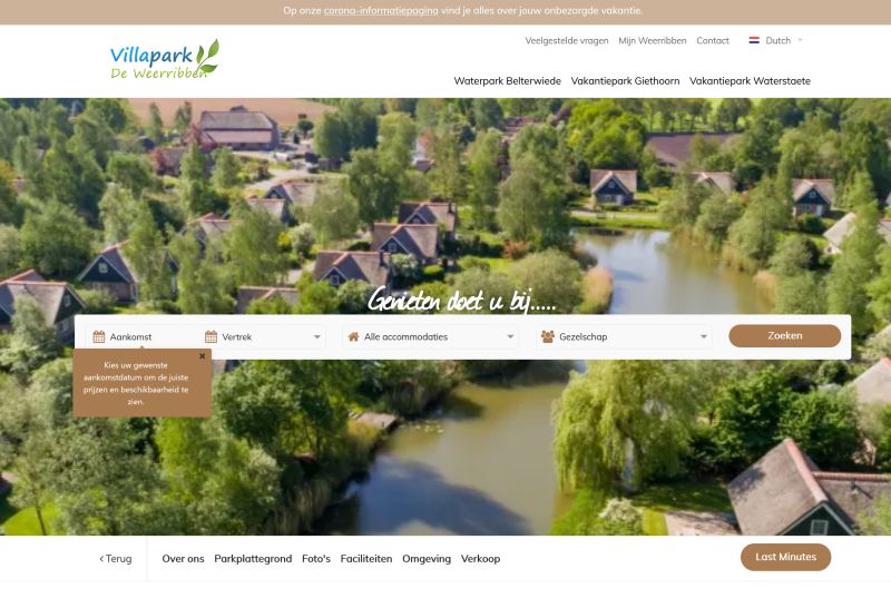 Villapark De Weerribben Logo
