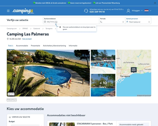 Camping Las Palmeras Logo