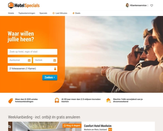 Hotelkamers met jacuzzi Logo