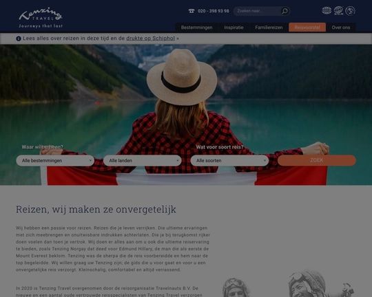 Tenzing Travel Logo